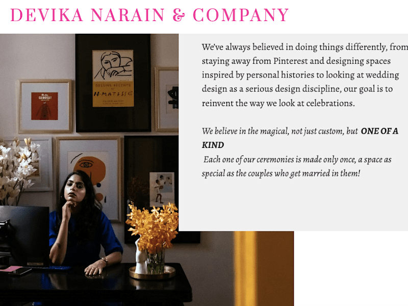 Cover image for Intagram Copy & Blog Writing for Devika Narain & Company