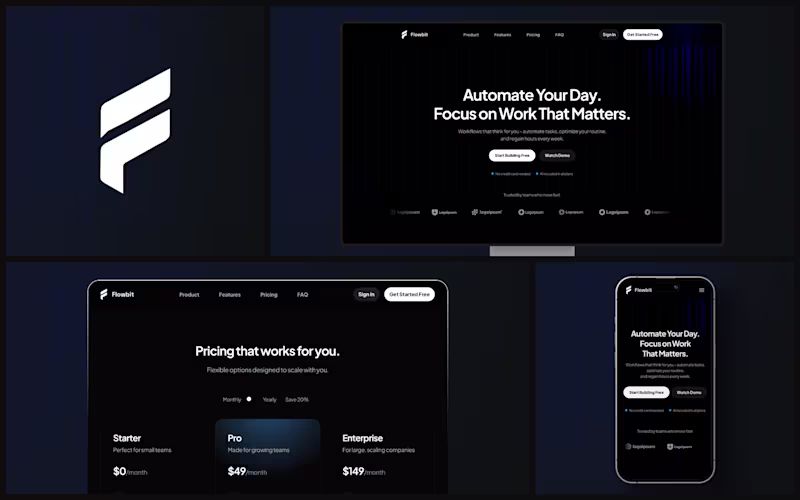 Cover image for B2B & SaaS Website and Landing Design