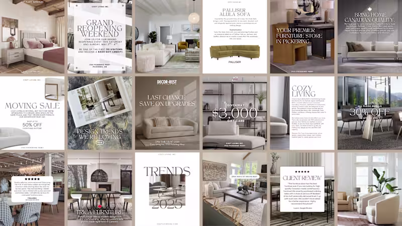 Cover image for Social Media Management | Furniture Company