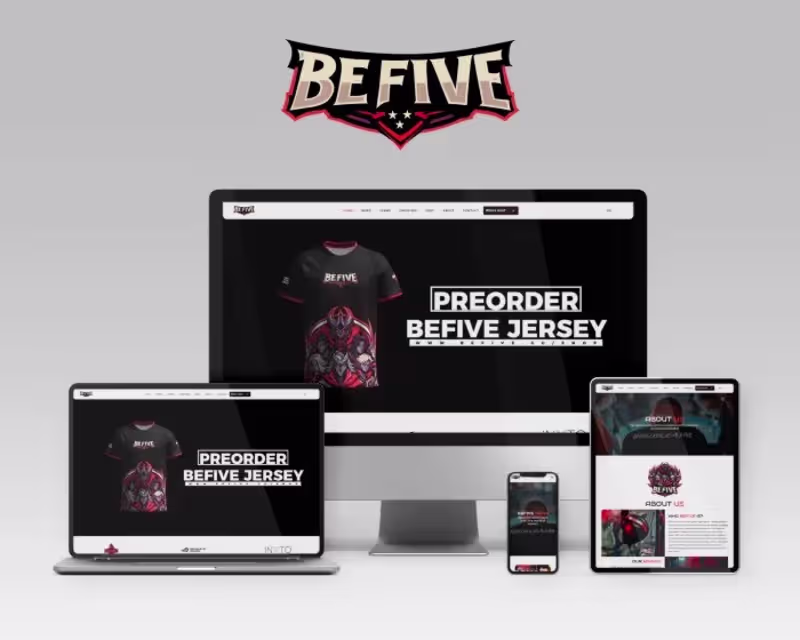 Cover image for Befive Esports Website Development