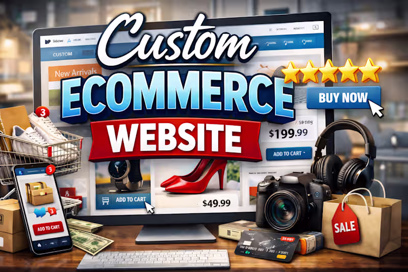Cover image for Custom Ecommerce Website