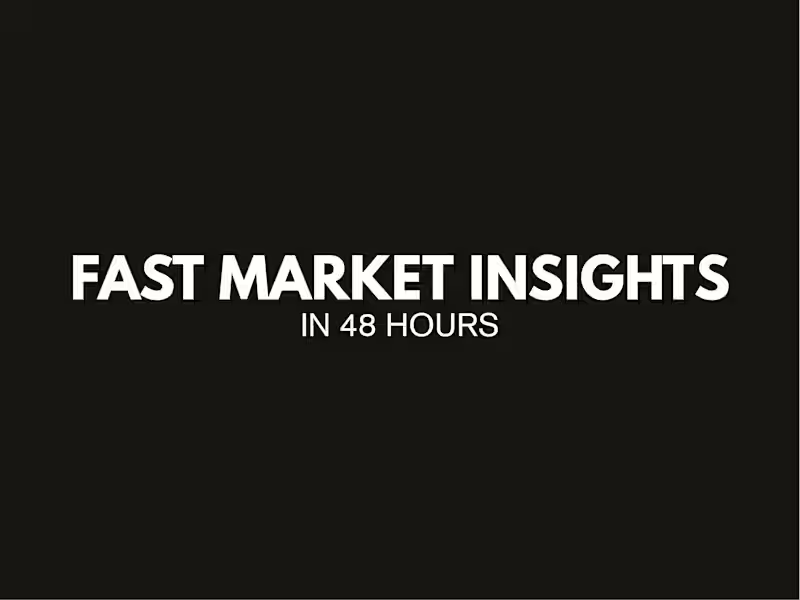 Cover image for Quick market insights (48h)