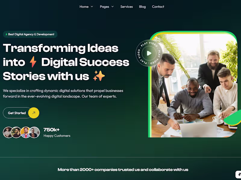 Cover image for Framer: Digital Visionary Creative Agency Website