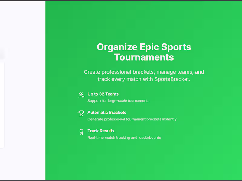 Cover image for Sports Bracket