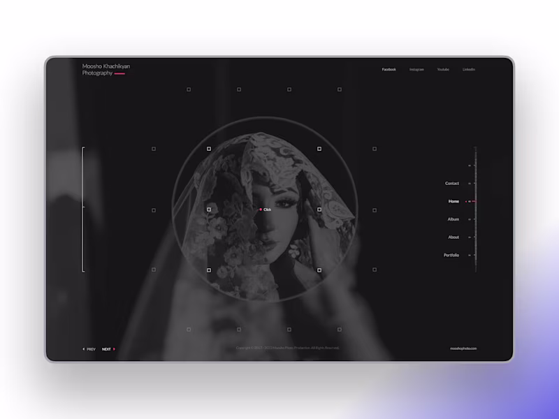 Cover image for Photography Website Design