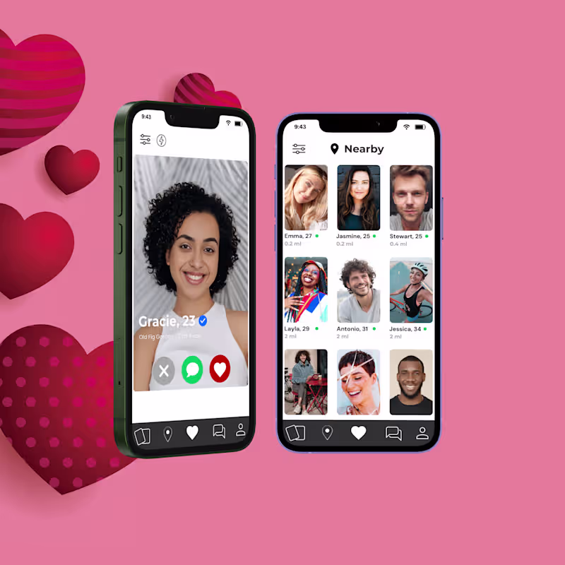 Cover image for Minto Dating App UI/UX Design