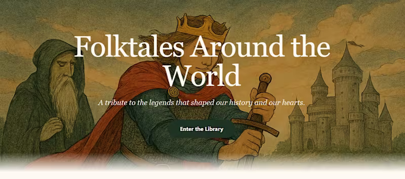 Cover image for Folktales Around the World: Full-Stack Web App/Website