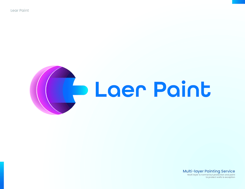 Cover image for Laer Paint Logo Design | Layer Painting Logo Design
