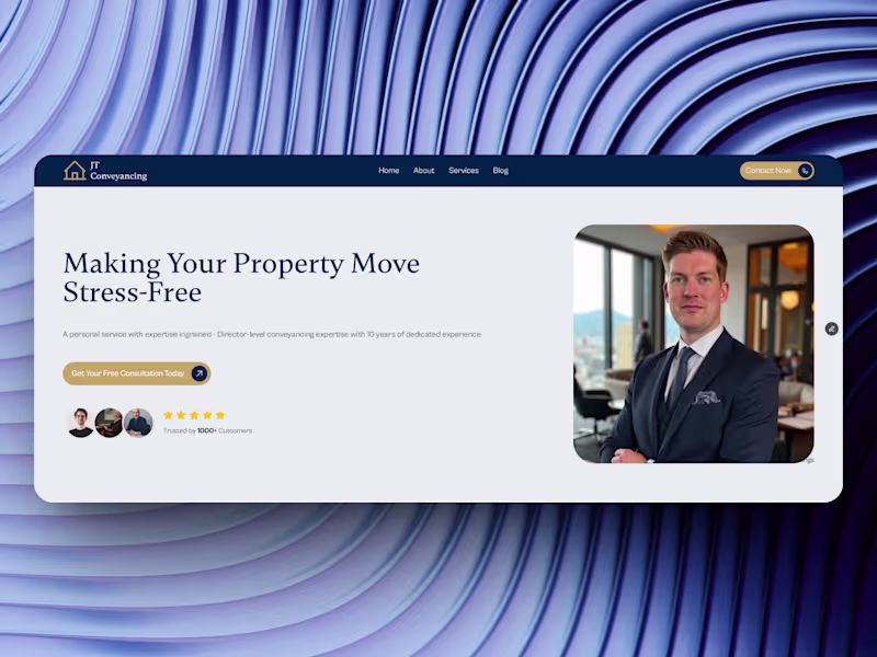 Cover image for Website Design & SEO Strategy for a JT Conveyancing