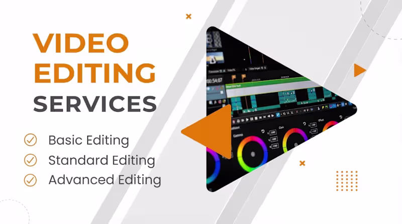 Cover image for Video Editing & Consultation