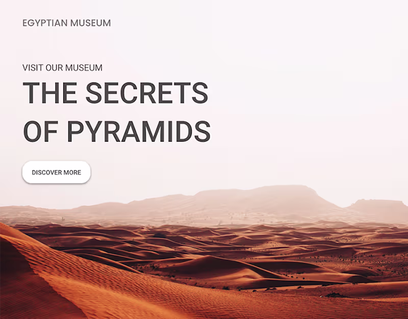 Cover image for [Landing Page] The Secrets of Pyramids