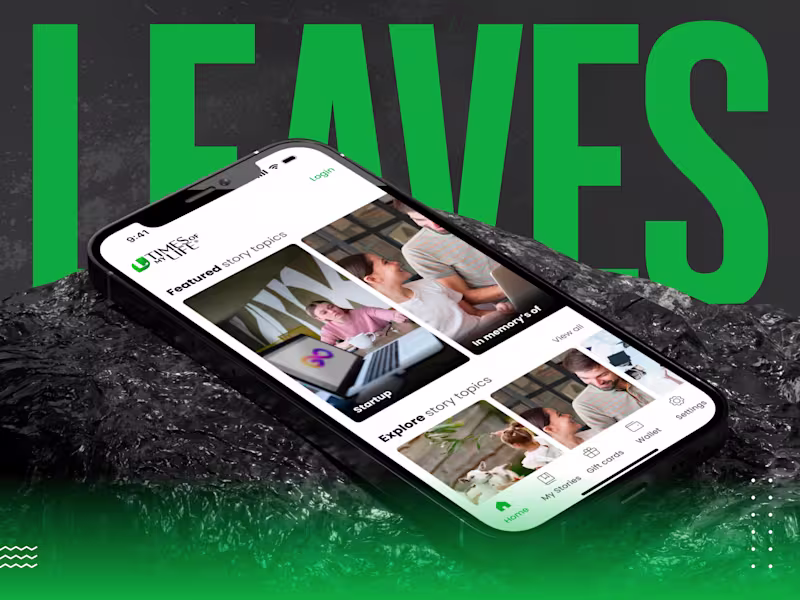 Cover image for Leaves: A Virtual Biographer