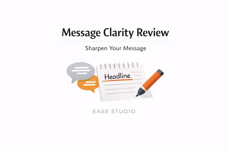 Cover image for Message Clarity Review