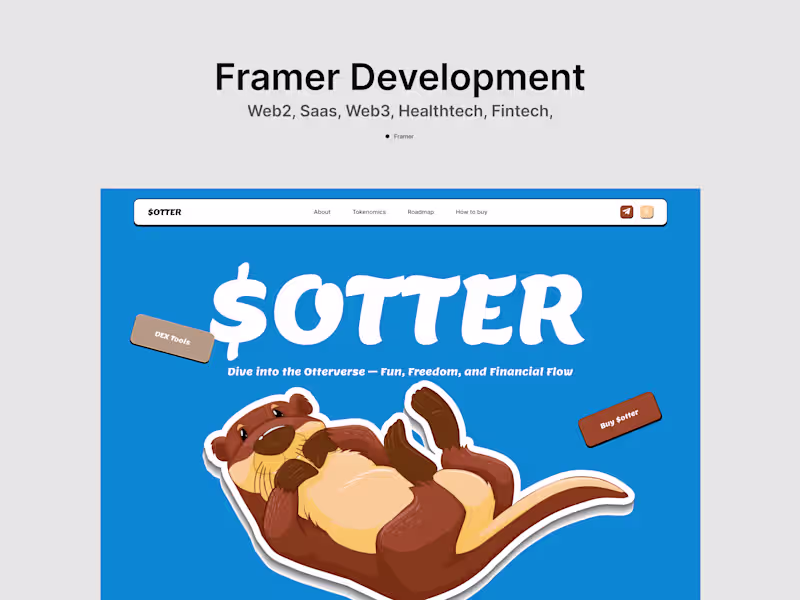 Cover image for Framer Website Development