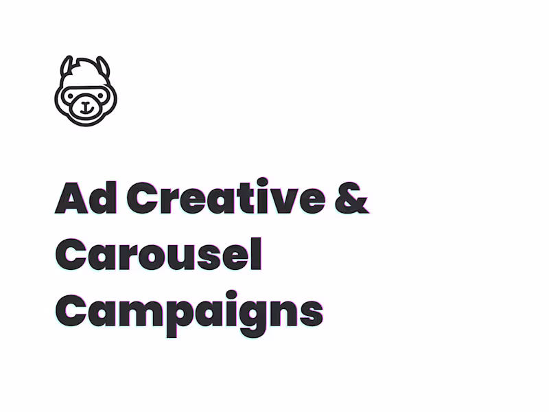 Cover image for Ad Creative & Carousel Campaigns