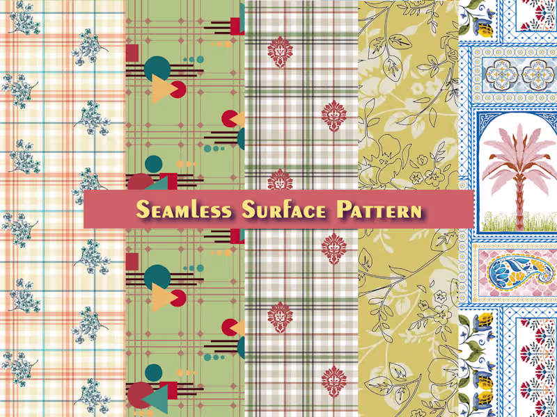 Cover image for Custom Seamless Surface and Textile Pattern Design