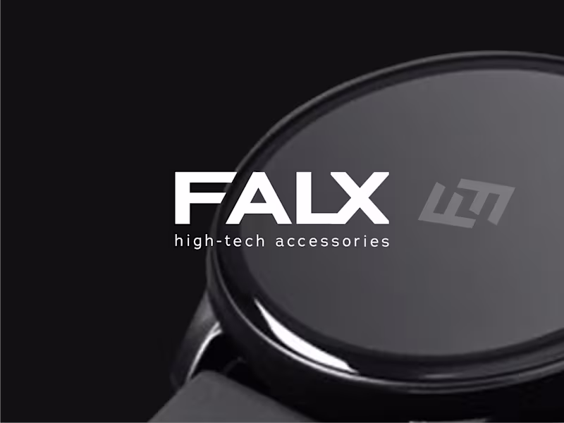 Cover image for FALX High-Tech Accessories | Brand Identity Design