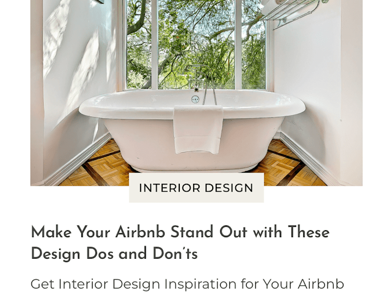 Cover image for 
Blog Content Writing – Luxury Vacation Rental Management