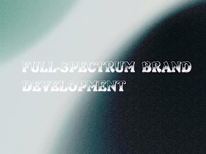 Cover image for Full-Spectrum Brand Development