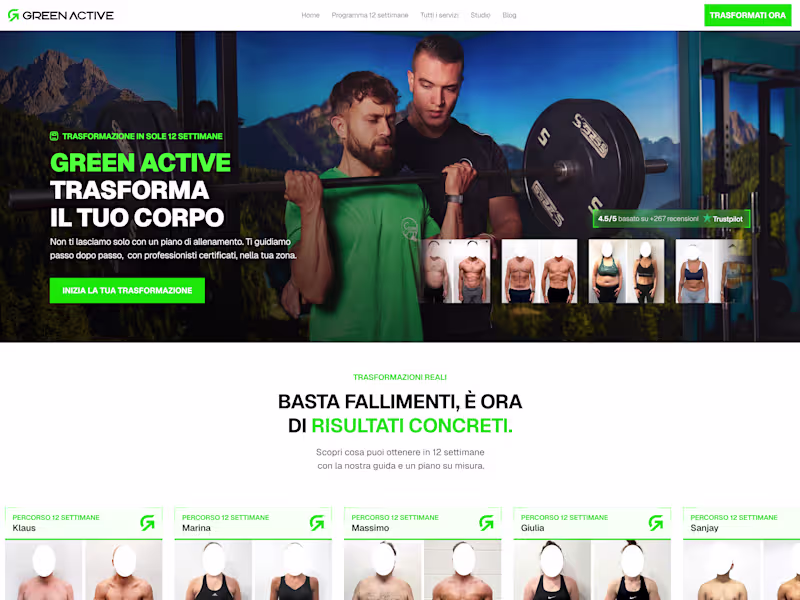 Cover image for Green Active - Website Redesign