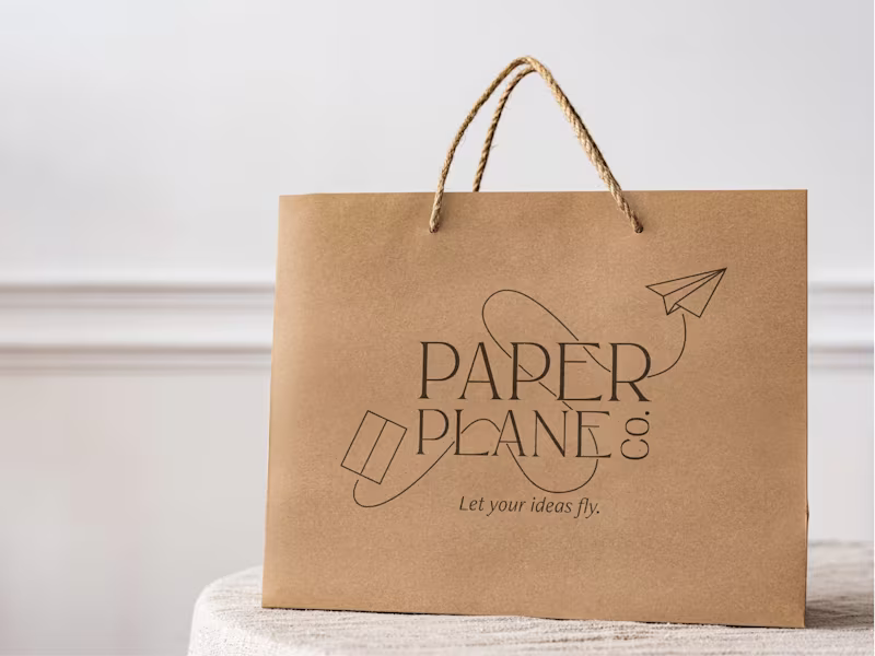 Cover image for Paper Plane Stationary Branding