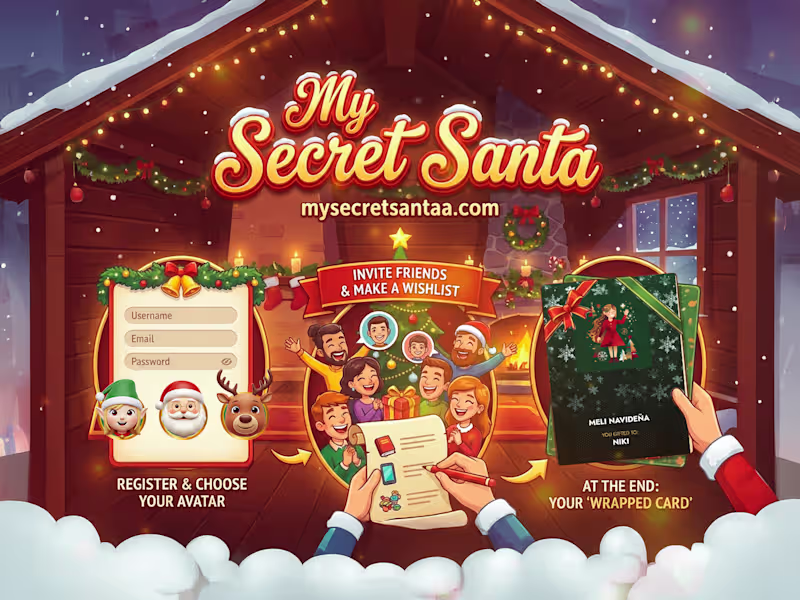 Cover image for My Secret Santa: A Premium Holiday Web App #HolidayChallenge