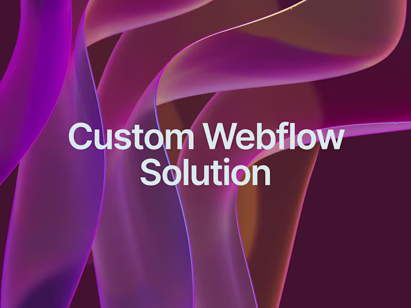 Cover image for Custom Webflow Websites That Convert Visitors into Customers