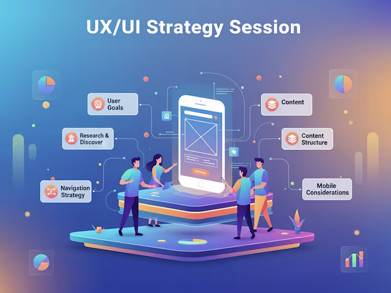 Cover image for UX/UI Strategy Session