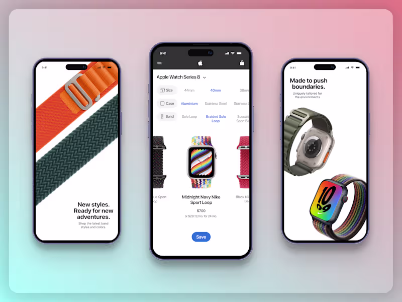 Cover image for Apple Watch Personalisation Interface