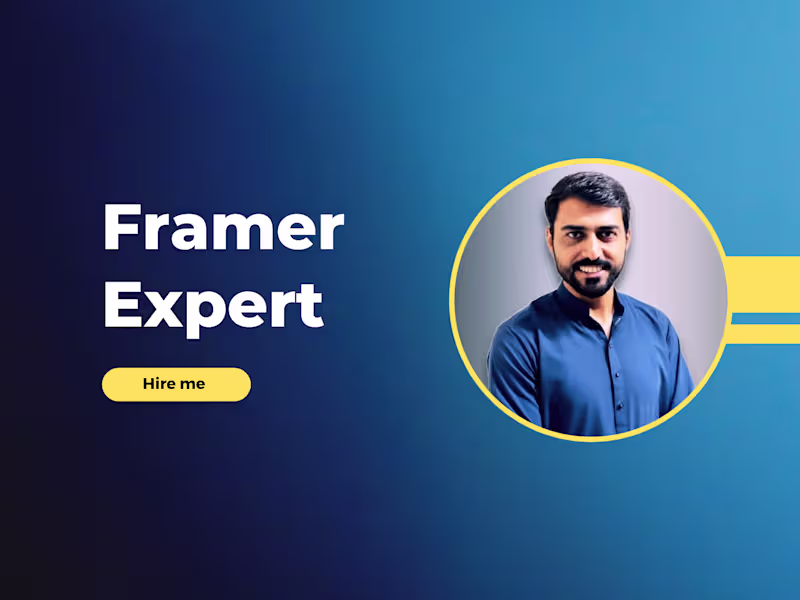 Cover image for Framer Website Expert – Build Fast, Scalable Sites