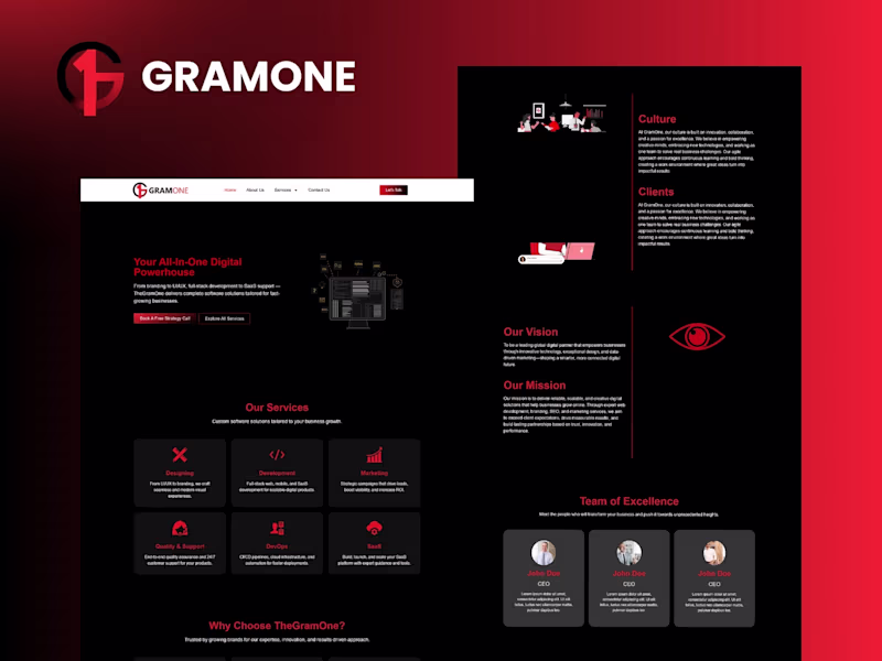 Cover image for GramOne: Building a Digital Agency Brand from the Ground Up
