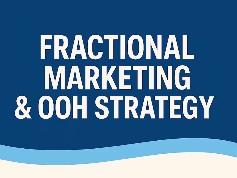 Cover image for Fractional Marketing & Campaign Strategy Retainer