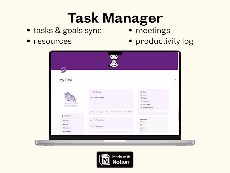 Cover image for My Time - Task Management Dashboard