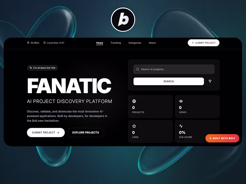 Cover image for FANATIC - Search Engine For Vibe-Coders