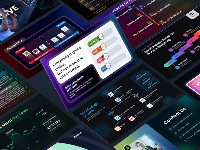 Cover image for create and design figma presentation, pitch deck
