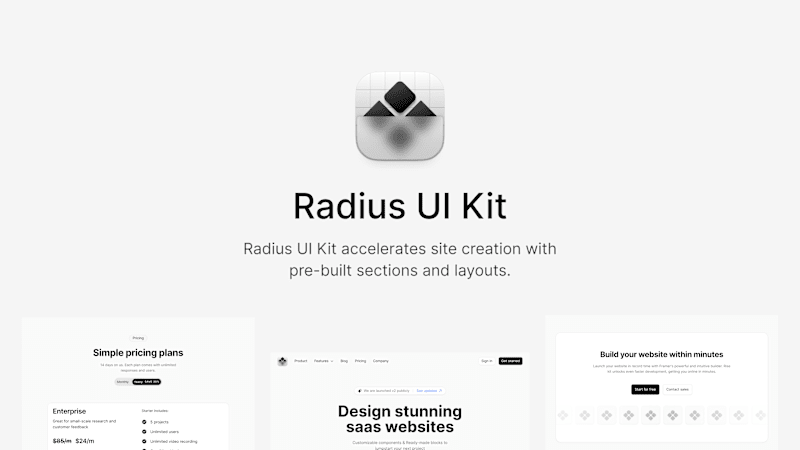 Cover image for Radius UI Kit