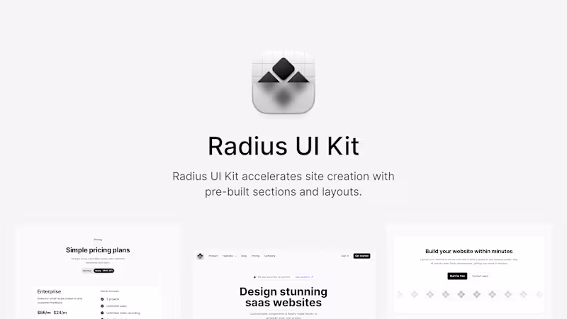 Cover image for Radius UI Kit
