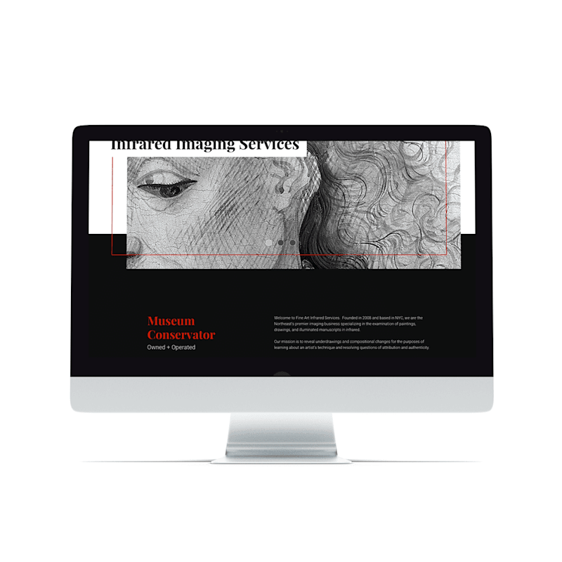 Cover image for Web Design: Fine Art Infrared Services