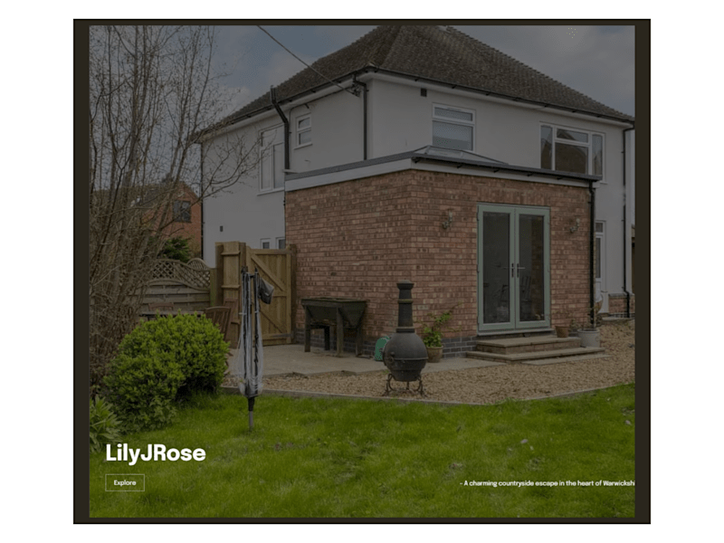Cover image for LilyJRose Holiday Cottage Site