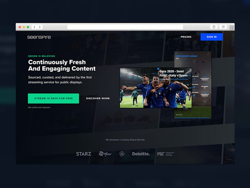 Cover image for Seenspire UI/UX Design & Webflow Development 