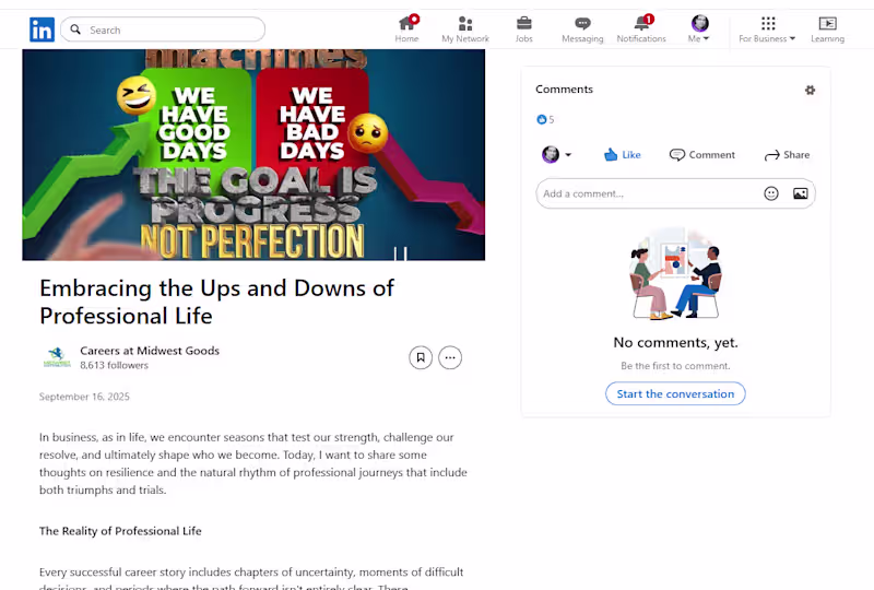 Cover image for wrote an artilcle for a client