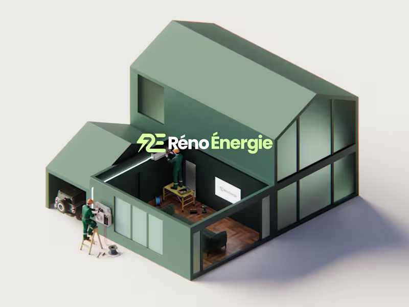 Cover image for Brand Identity for Réno Énergie