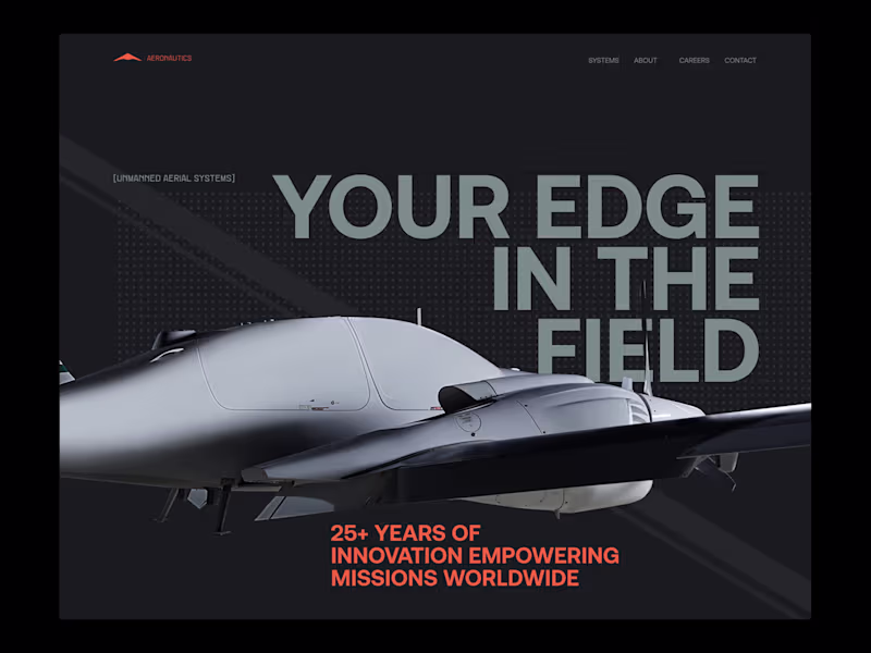 Cover image for Aeronautics Web Concept