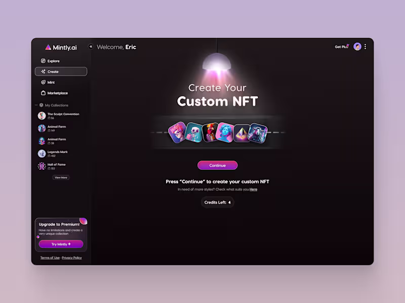 Cover image for NFT Minting platform