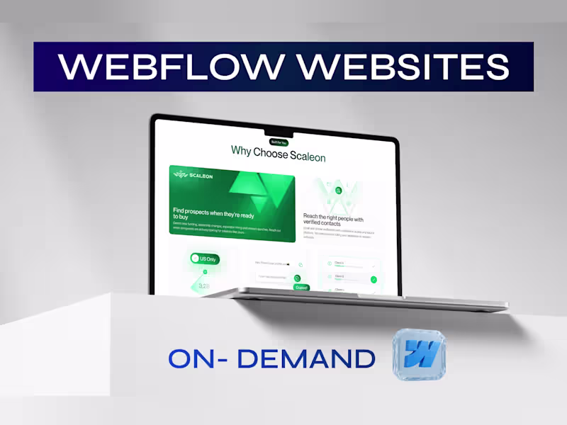 Cover image for Multi-page Webflow Website 
