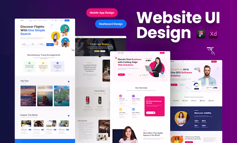 Cover image for Website UI Design