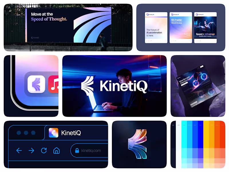 Cover image for KinetiQ Brand Identity