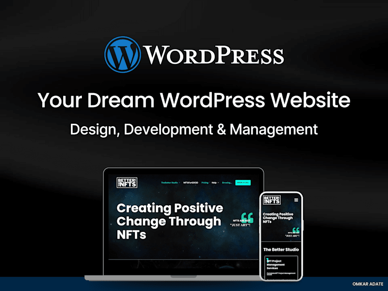 Cover image for WordPress/WooCommerce Website Design, Development and Management