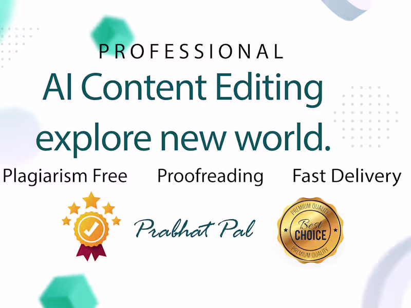 Cover image for AI Content Editor