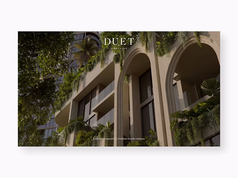 Cover image for DUET Portside | Luxury Riverside Residences